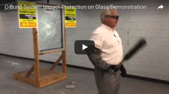 C-Bond System Impact Protection on Glass Demonstration